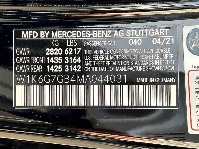Certified 2021 Mercedes-Benz S 580 4MATIC Sedan image 21