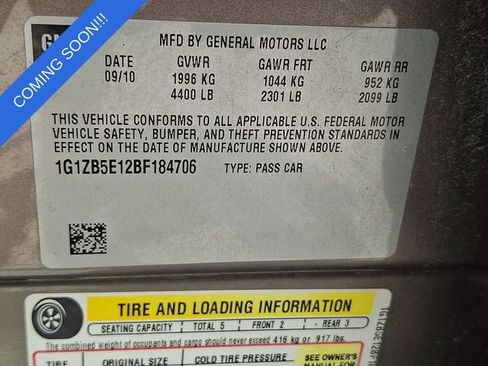 Used 2011 Chevrolet Malibu LS FWD image 28