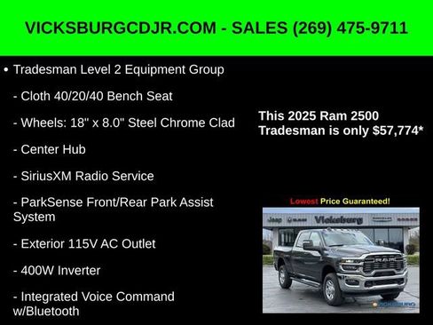 New 2025 RAM 2500 Tradesman image 33