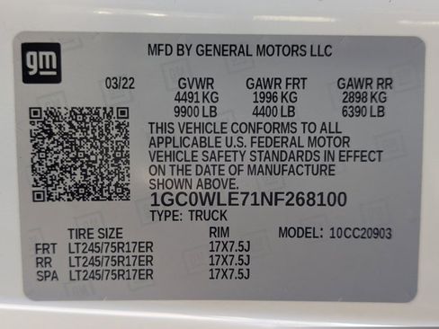 Used 2022 Chevrolet Silverado 2500 W/T w/ WT Convenience Package image 22