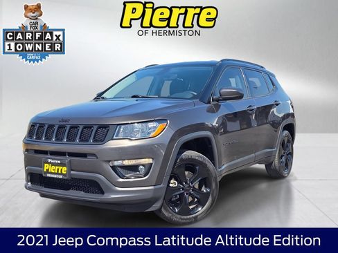 Used 2021 Jeep Compass Latitude AWD/4WD image 1