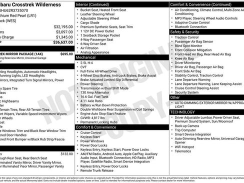 Used 2024 Subaru Crosstrek 2.5i Wilderness w/ Crosstrek Mirror Package image 4