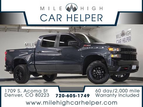 Used 2022 Chevrolet Silverado 1500 Custom Trail Boss w/ Safety Confidence Package AWD/4WD image 1
