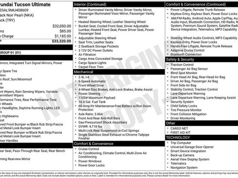 Used 2021 Hyundai Tucson Ultimate FWD image 7