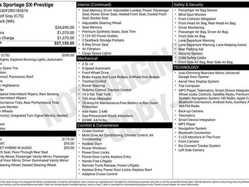 Used 2024 Kia Sportage SX FWD image 2