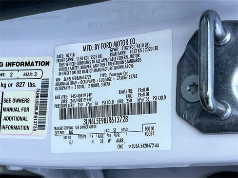 Used 2018 Lincoln MKZ Reserve w/ Magnetic Appearance Package image 33