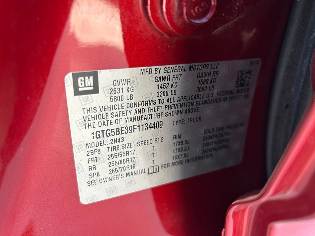 Used 2015 GMC Canyon SLE w/ SLE Convenience Package RWD image 10