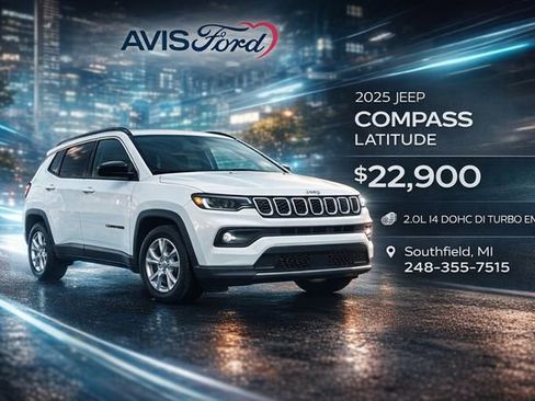 Used 2025 Jeep Compass Latitude image 1