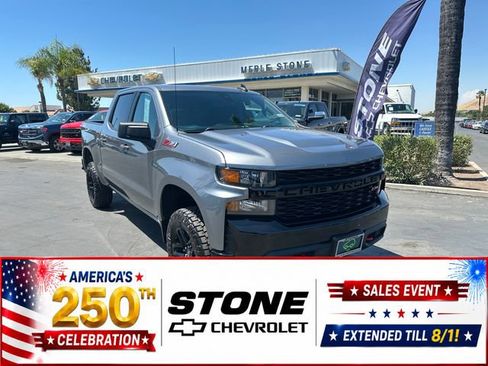 Certified 2021 Chevrolet Silverado 1500 Custom Trail Boss w/ Safety Confidence Package AWD/4WD image 1
