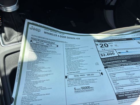 New 2025 Jeep Wrangler Unlimited Sahara image 10