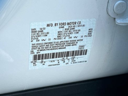 Used 2022 Ford Explorer ST-Line w/ Class IV Trailer Tow Package RWD image 27