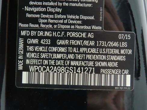 Used 2016 Porsche 911 Carrera Black Edition image 41