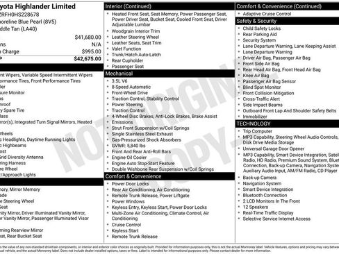 Used 2017 Toyota Highlander Limited FWD image 11