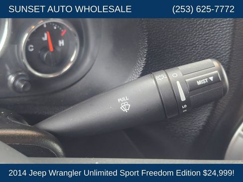 Used 2014 Jeep Wrangler Unlimited Sport AWD/4WD image 26