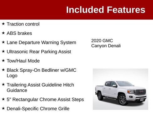 Used 2020 GMC Canyon Denali AWD/4WD image 4