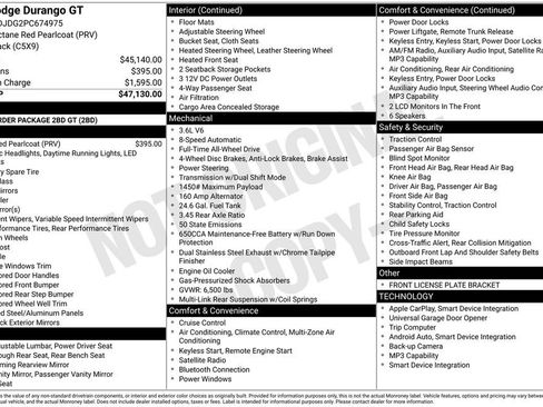 Used 2023 Dodge Durango GT AWD/4WD image 23