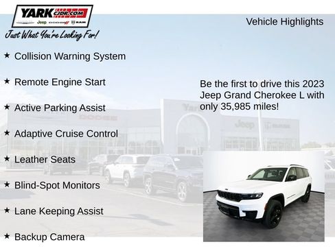 Used 2023 Jeep Grand Cherokee L Laredo AWD/4WD image 13