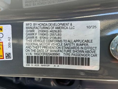 New 2025 Honda Accord Touring image 16