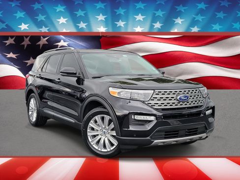 Certified 2023 Ford Explorer Limited w/ Limited Technology Package RWD image 1