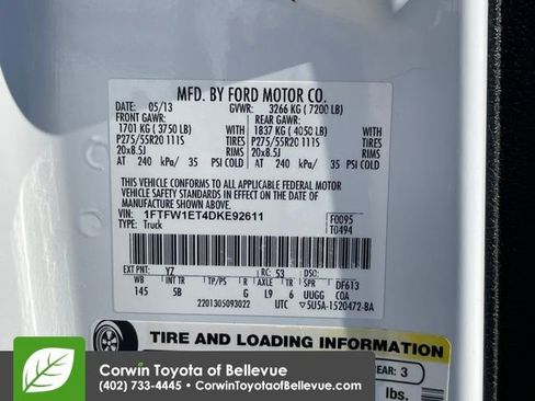 Used 2013 Ford F150 FX4 w/ Luxury Equipment Group image 16