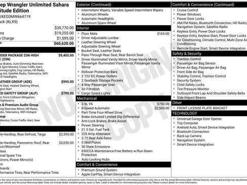 Used 2021 Jeep Wrangler Unlimited Sahara image 2