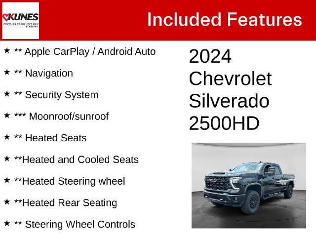 Used 2024 Chevrolet Silverado 2500 ZR2 w/ Technology Package AWD/4WD image 4