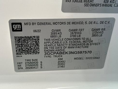 Certified 2022 Chevrolet Silverado 1500 Custom image 38