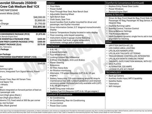 Used 2022 Chevrolet Silverado 2500 Custom w/ Custom Convenience Package AWD/4WD image 6