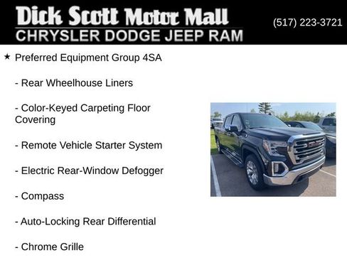 Used 2021 GMC Sierra 1500 SLT w/ SLT Premium Package AWD/4WD image 4