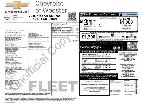 Used 2025 Nissan Altima 2.5 SR image 17