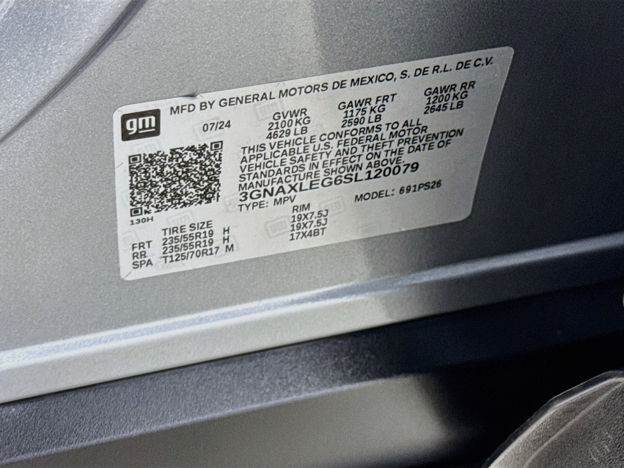 Used 2025 Chevrolet Equinox RS w/ Safety and Technology Package FWD image 35