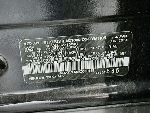 Used 2024 Mitsubishi Eclipse Cross LE AWD/4WD image 12
