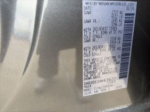 Certified 2024 Nissan Frontier SV w/ SV Convenience Package image 24