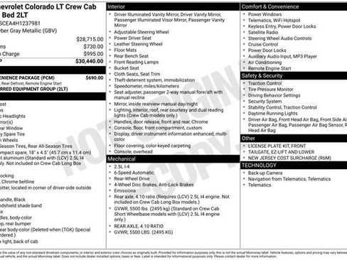 Used 2017 Chevrolet Colorado LT w/ LT Convenience Package image 10