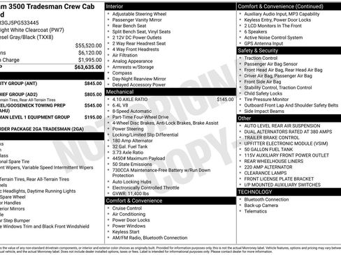Used 2023 RAM 3500 Tradesman w/ Bed Utility Group AWD/4WD image 6