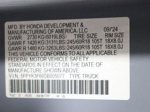 New 2025 Honda Ridgeline TrailSport image 29