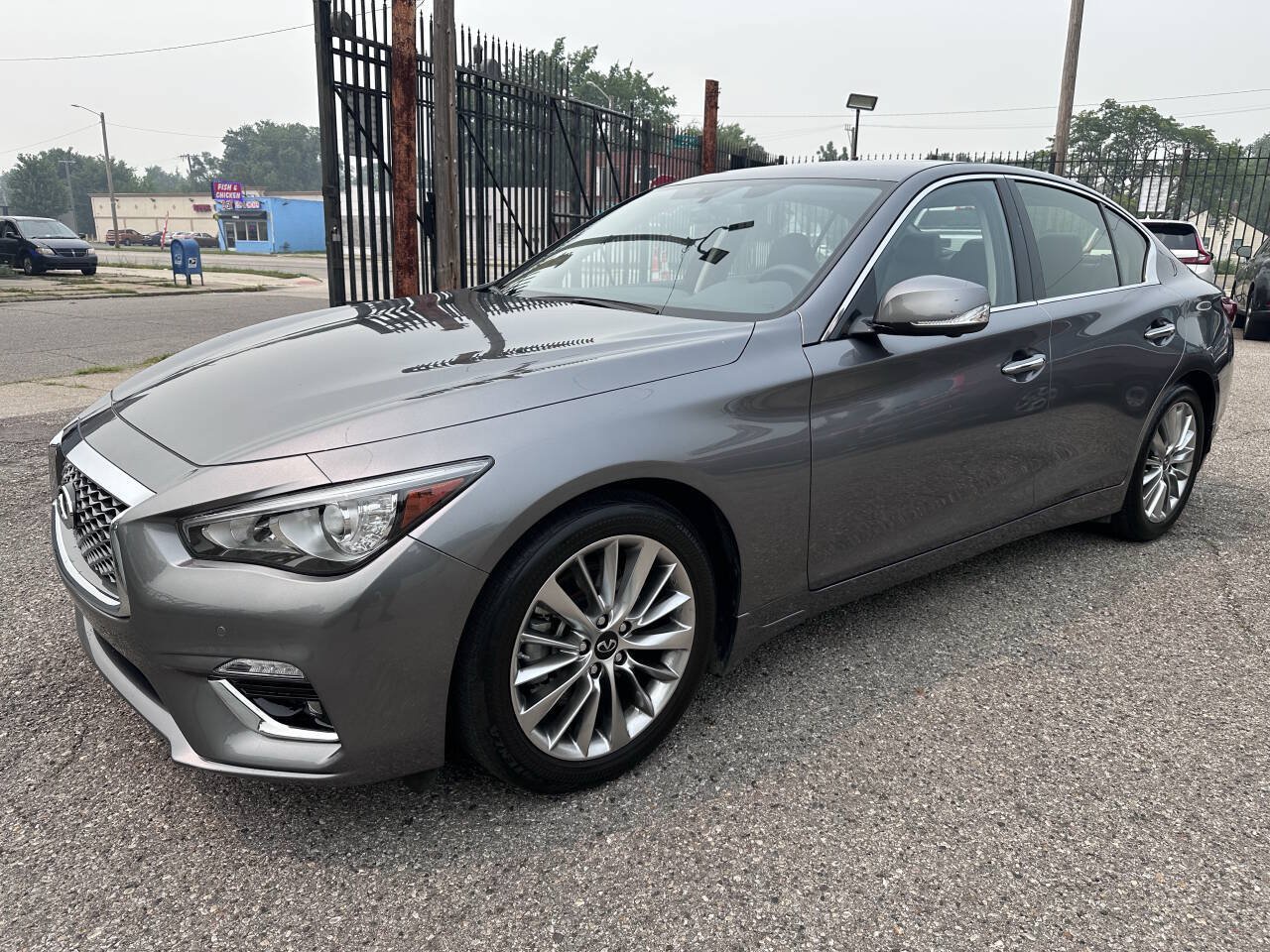 Used 2022 INFINITI Q50 Luxe w/ Cargo Package AWD/4WD image 3