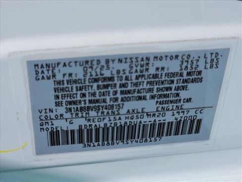 New 2025 Nissan Sentra S image 16