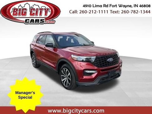 Used 2022 Ford Explorer ST-Line w/ Class IV Trailer Tow Package AWD/4WD image 1