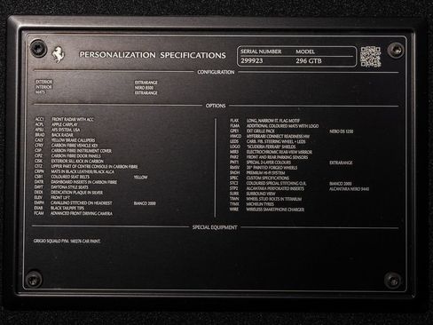 Certified 2024 Ferrari 296 GTB RWD image 35