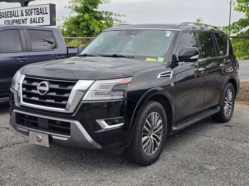Used 2021 Nissan Armada SL w/ Captain's Chairs Package RWD image 1