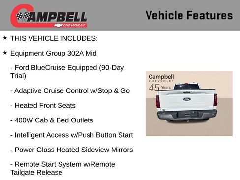 Used 2024 Ford F150 XLT w/ Equipment Group 302A MID AWD/4WD image 5