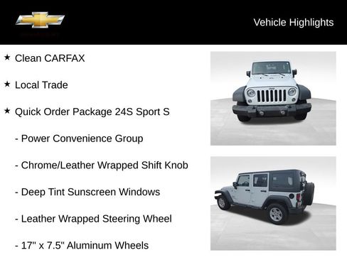 Used 2018 Jeep Wrangler Unlimited Sport S AWD/4WD image 18