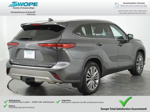 Used 2021 Toyota Highlander Platinum AWD/4WD image 3