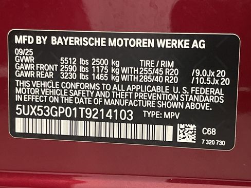 Used 2026 BMW X3 xDrive30i w/ Convenience Package AWD/4WD image 25