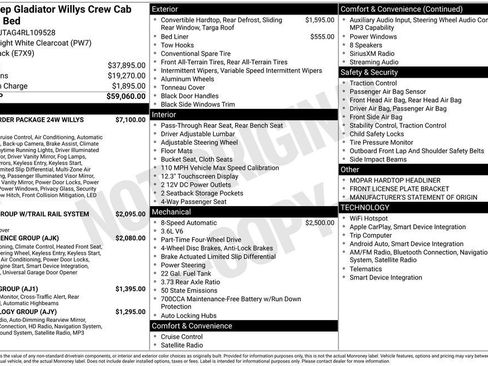 Used 2024 Jeep Gladiator Sport AWD/4WD image 39