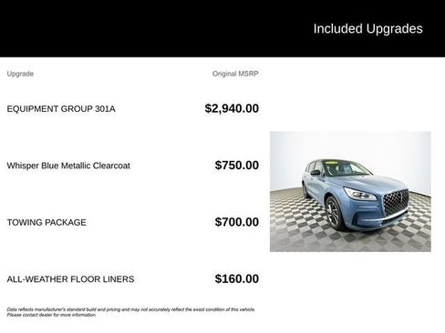Used 2024 Lincoln Corsair Grand Touring w/ Equipment Group 301A AWD/4WD image 5