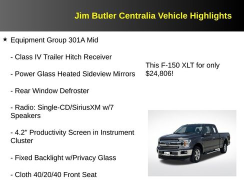 Used 2018 Ford F150 XLT w/ Equipment Group 301A Mid image 5