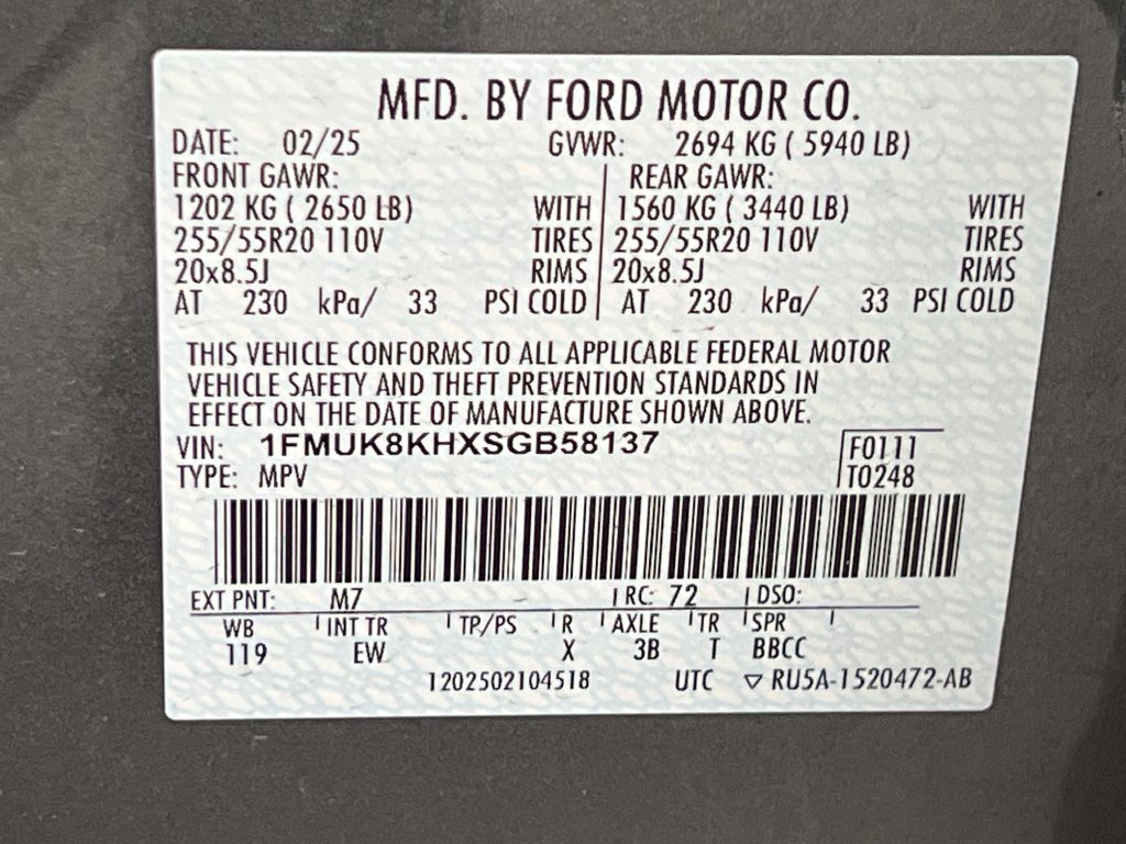 Used 2025 Ford Explorer ST-Line AWD/4WD image 76