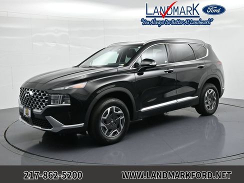 Used 2021 Hyundai Santa Fe Blue AWD/4WD image 1